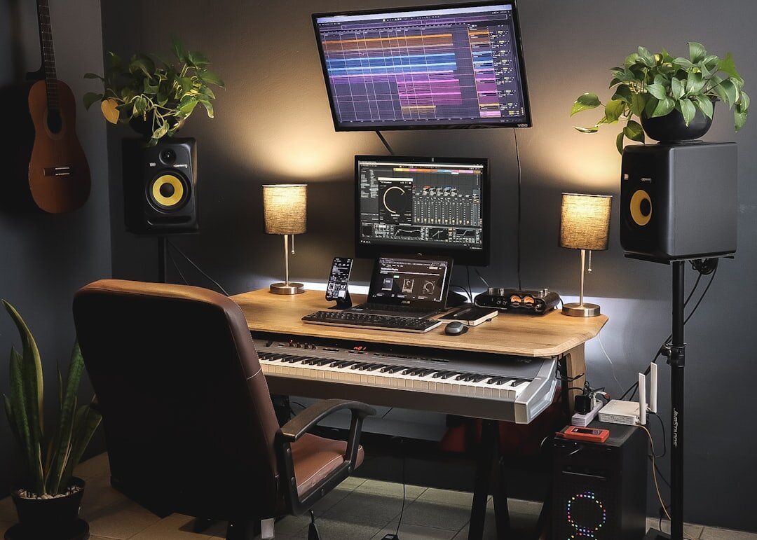 professional recording studio setup