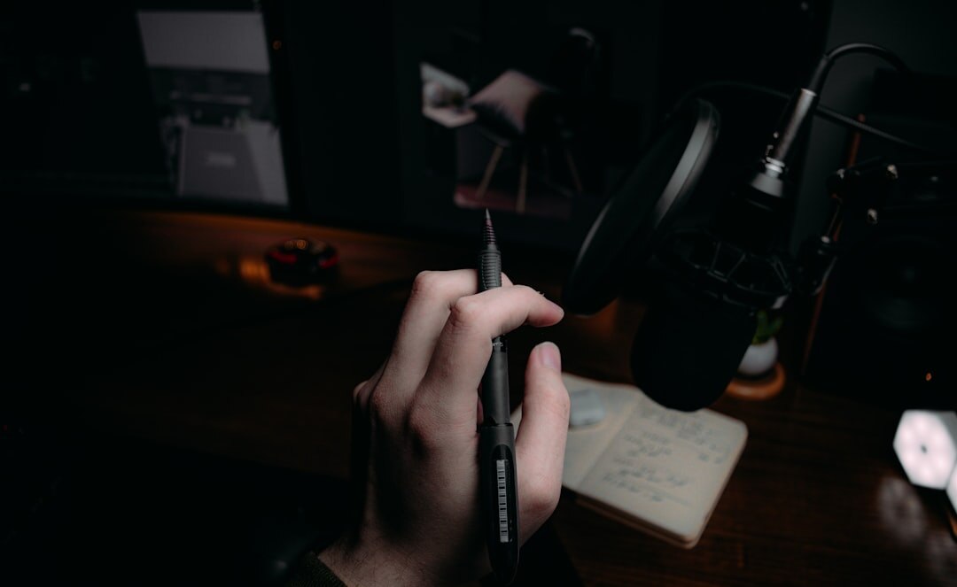 microphone on desk
