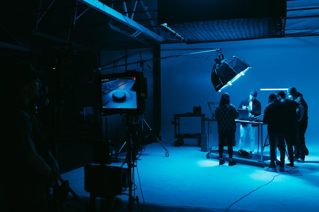 team meeting in studio